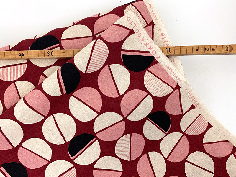 kokka-trèfle-dots-bordeaux-1000stoff-d