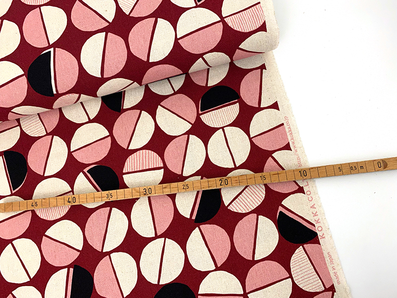 kokka-trèfle-dots-bordeaux-1000stoff