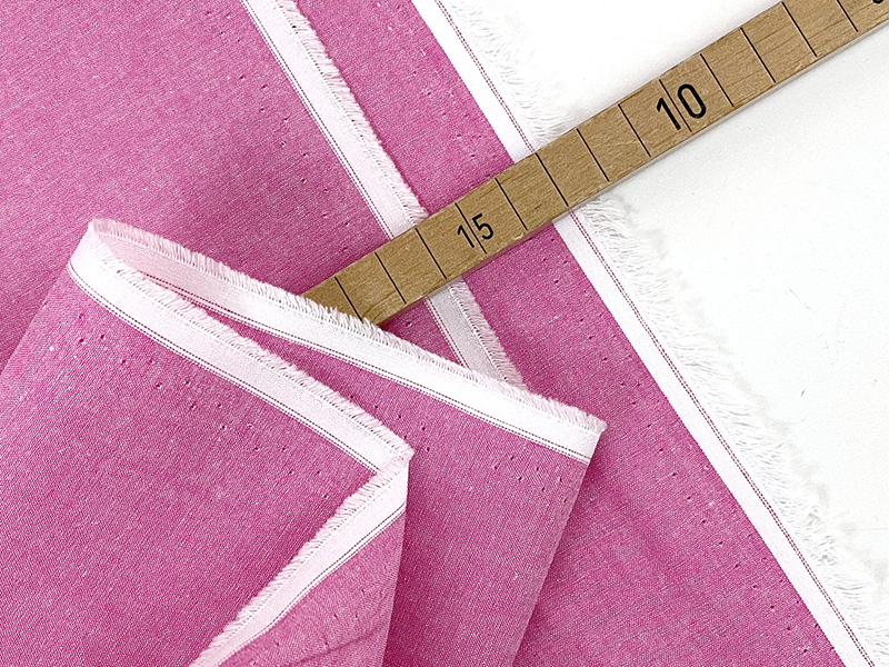 yarn-dyed-chambray-1000stoff-fuchsia